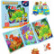 Kinderpuzzle,Magnet Puzzle,Tier Puzzle für Kinder,Reisespiele Kinder ab 3 Pädagogisches Puzzles,Pädagogisches Spielzeug,Lernspielzeug für Kinder 3 4 5 Jahren（Dinosaurier）
