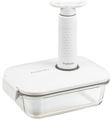 PrepSealer Prep & Seal Borosilicate Glass Vacuum Container - 1Pack (1L)