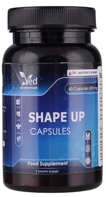 Ved's Shape Up Slimming Capsule, Garcinia cambogia & Green Tea Extract, 60 Vegan Capsule (60 Days Supply).