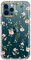 luolnh Compatible with iPhone 11 Pro Max Case with Flowers for Girls Women,Shockproof Clear Pattern Hard Back Cover for iPhone 11 Pro Max -String of Flowers