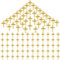 100/200 Stück Kreuznadeln, Großpackung Kreuz Anstecknadeln Gold Kreuz Pins Set Silber Kreuz Pins religiöse Pins christliche Pins für Hüte Rucksäcke Emaille Brosche Pin für christlichen Kaplan Metall