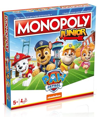 Monopoly Junior - Paw Patrol (DA/SE) (WIN5411)