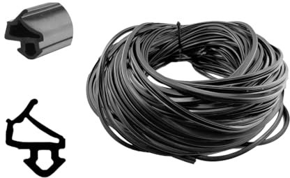 Fensterdichtung 5m Gummi Dichtung für Kunststofffenster EPDM S-1127