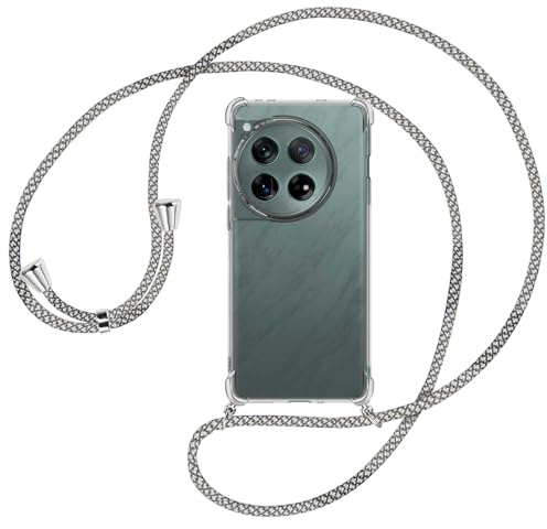 mtb more energy® Handykette kompatibel mit OnePlus 12 - Fancy Fishnet - Smartphone Hülle zum Umhängen - Anti Shock Full TPU Case