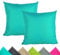 JACK 2er Set 40x40cm Outdoor Kissenhülle Kissenbezug Wasserfest Sitzkissen Lounge Kissen Garten Stuhl Lotus Effekt, Farbe:Türkis
