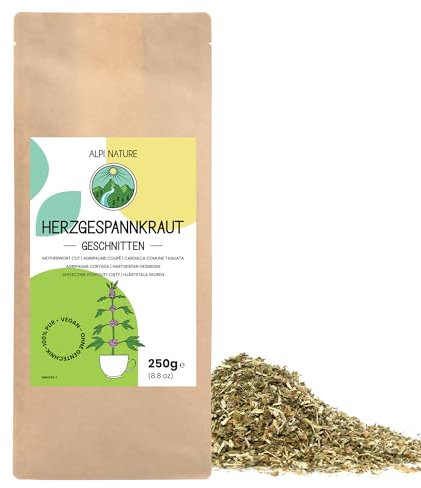 Alpi Nature Thé d'Agripaume 250g, Herbe d'Agripaume Séchée et Coupée, Thé en Vrac, Feuilles séchées, Leonurus Cardiaca