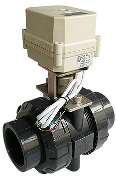 JOXLOVER Equipo de válvula de Bola, 2 vávula de Bola motorizada eléctrica 3/4/7 alambres 10NM Encendido/Apagado 15 Segundos for la aplicación del Agua(Size:DN50 NPT,Color:0_CR703)
