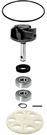 RIDE AND CUSTOM Kit de revisión Bomba de agua compatible con Yamaha Yq Aerox 50 2001-2002