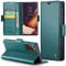 Phernykas Cover for Samsung Galaxy Note 20 Ultra Wallet Case with Card Holder(Not compatible Samsung Note 20), Kickstand RFID Blocking Magnetic Closure PU Leather Flip Case - Green