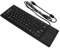 Lazmin112 20.000 Verwendungen: Mechanische Tastatur mit Touchpad, USB-Tastatur mit Integriertem Hub für Industrie-Laptop-Notebook-PCs, Geeignet für Raue Bedingungen