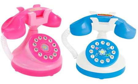 Generic 2pcs Mini Phone Play Pretend Phone Phone Smart Phone for Fake Phone Pretend Play Phone Pretend Play Phone Plastic