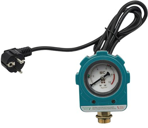 CHIMHOON Pumpensteuerung Druckwächter, Druckschalter 0-10 Bar, Elektronischer Schalter für Wasserpumpe, Tauchpumpe, Selbstansaugende Pumpe, Strahlpumpe, Tiefbrunnenpumpe