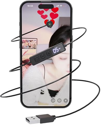 Generisch Game Looping - Verstellbarer Telefon -Tapper | Digital Display | Physical Tapper | USB Clicker Mobile Bildschirm | Telefon -Tappers für Live -Sendungen Remote Work Computer Games [ ] [Androi