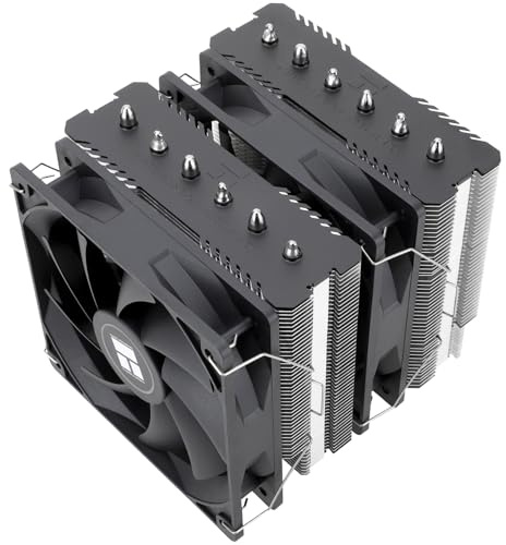 TR-Thermalright Peerless Assassin 120 SE CPU Air Cooler, Dual Towers and Fan with 6 Heat Pipes, 120mm TL-C12C PWM Fan with 1550RPM, for AM5/AM4, Intel lga1851/1700/1150/1151/1200