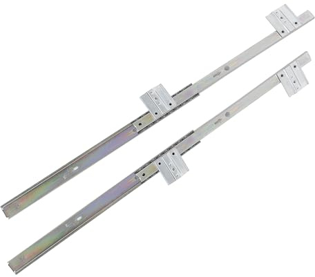 DIYEAH Rieles para Teclado de Acero Resistente Deslizadores Silenciosos con Ajuste de Altura Accesorios para Escritorio y Bandejas Extraíbles para Ordenador Portátil