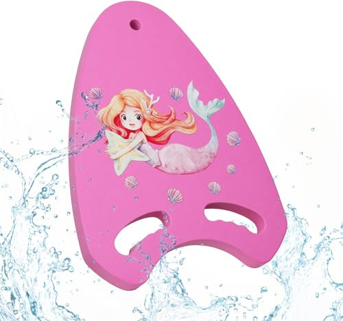MoKo Schwimmbrett Kinder, Magenta & Stern-Meerjungfrau