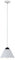 Paulmann 79606 Neordic Maiga Pendelleuchte max. 1x20W Hängelampe für E27 Lampen Deckenlampe Weiß matt/Schwarz 230V Metall/Marmor ohne Leuchtmittel