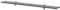 vidaXL Wand Regal Glasregal Glasboden Glasablage Badregal Schwarz 90x20 cm 8 mm