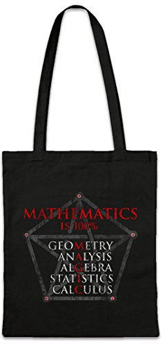 Urban Backwoods Mathematic Magic Hipster Bag Beutel Stofftasche Einkaufstasche