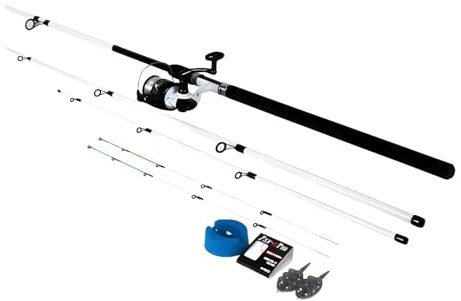 FISH-XPRO Komplettes Method Feeder Set 3,30m + 3000er Rolle - Angelbegeisterte Werden Sich über Langlebigkeit und Präzision freuen