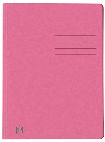 Oxford Lot de 25 chemises en carton rose A4