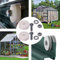 SPARES2GO Greenhouse Sliding Door Wheel Roller Kit (2 x 22mm Nylon Wheels)
