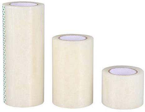 Cabilock 3 Rollos de Cinta de Invernadero Cinta de Reparación de Polietileno Plástico Poly Cinta de Reparación Permanente Cubierta de Planta de Escarcha Adhesiva (10Cmx10m + 15Cmx10m +