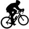 Decus Shop Fahrradfahrer 2805 // Sticker Aufkleber vers. Größe Farbe