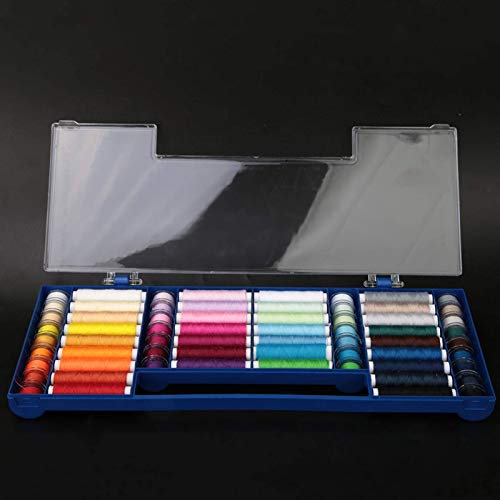 64 Nähmaschinengarn Set, 32-farbiges Nähgarn Kit mit Aufbewahrungsbox für Näharbeiten