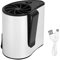 Ventilador de cintura para deportes, Ventilador de cintura USB portátil Ventilador de enfriamiento ligero Ajuste de viento de 3 velocidades Mini ventilador colgante(Gris-plata)