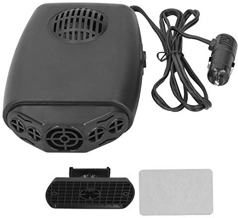 Qiilu Car Heater Heating Warmer Frost Removal Demister Low Noise 12V 120W W/Thermal Switch R1x181