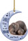Weihnachten Ornament - Christbaumschmuck, Elefant Baumschmuck für Weihnachtsbaum, Geschenk für Veteran