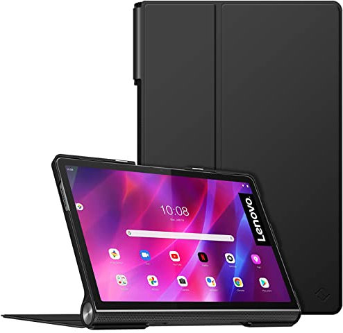 Fintie Schutzhülle für Lenovo Yoga Tab 11 11 Zoll 2021, hochwertiges veganes Leder, Folio-Schutzhülle mit automatischer Sleep/Wake-Funktion für Lenovo Yoga Tab 11 (YT-J706F) Tablet, Schwarz