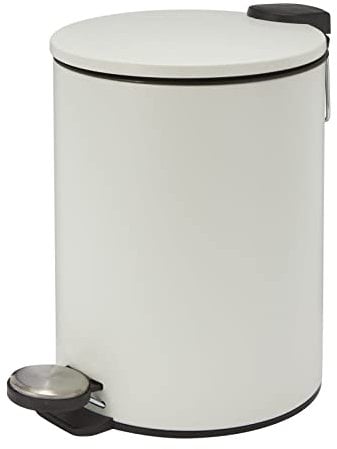 Access Hardware Matte White Pedal Bin 5l