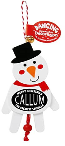 History & Heraldry Personalisierbarer tanzender Weihnachtsbaumschmuck (Callum)