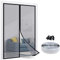 TheFitLife Magnetic Fly Screens for Doors - 100% Fibreglass Fly Mesh Net with Hook and Loop Powerful Magnets That Snap Shut Automatically (101x210cm - Fits Doors up to 96x208cm)