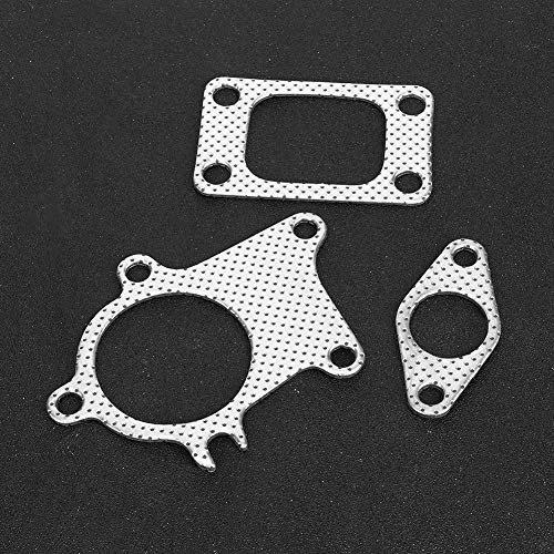 Fallrohr-Combo-Kit, 38 Mm/1,5 Zoll Edelstahl-Dichtungsanschluss 5-Schrauben-Turbolader-Dichtung für T3/T4