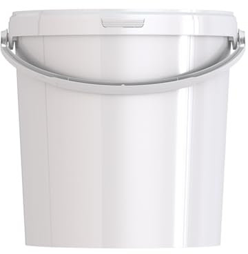 Lubrisolve White Round 5 litre Bucket and Lid