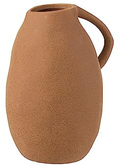 J-Line Vase, Kruche, Keramik, Braun, M