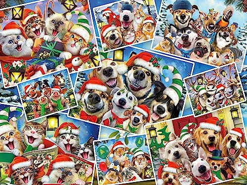 Ceaco - Howard Robinson - Selfies - All The Dogs & Cats - 500 Piece Jigsaw Puzzle