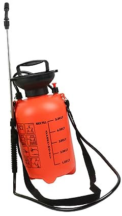 rockible Pulvérisateur Manuel pour Plantes, Pulvérisateur à Pression, Pompe à Main, Léger et Robuste pour L'intérieur et L'extérieur avec Bandoulière, 5L
