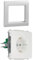 Bundle aus Schneider Electric Elso 264104 RAHMEN 1-Fach Joy Steckdosen und Schalter Schneider Electric Elso 205004 Steckdose 16A FASHION/RIVA/SCALA Steckklemme Unterputz, Reinweiss Made in Germany