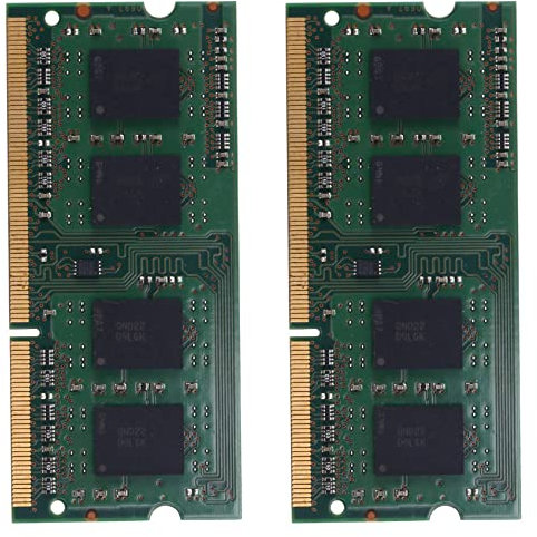 Fegtrty 2X DDR3 2GB Laptop RAM 1RX8 PC3-10600S 1333Mhz 204Pin 1.5V High Performance Notebook RAM
