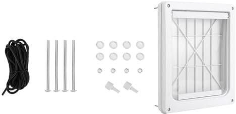 Fenstergitter für Hunde, Katzen, Haustiere, frei passiert, doppelseitig für abschließbare Haltbarkeit, selbstschließende Veranda, Innentor für Treppe, Außentor für Türgitter, zum Verhindern