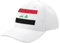 Vintage Plain Trucker Cap – Baseballkappe Für Männer Und Frauen, Irak-Nationalflagge, Verstellbare Rückseite, Outdoor-Hut, Sportlich, Lässig, Sommer-Sonnenhut Für Unisex, Weiß, Einheitsgröße