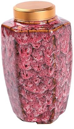 Hoement Aluminium Und Keramik-tee-dose Mit Versiegeltem Deckel Hochwertiger Aufbewahrungsbehälter Für Teeblätter Für Zuhause Büro Und