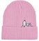 Concept One Damen Peanuts Snoopy Women's, Roll Down Cuffed Winter Knit Cap Beanie-Mütze, Pink, Einheitsgröße