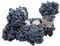 500 Gramm Puffy Schlaufenwolle Ilkadim Export, 5 x 100 Gramm Fingerstrick - Wolle super bulky, Schlaufenwolle, Strickwolle, Stricken ohne Nadel (grau 87)