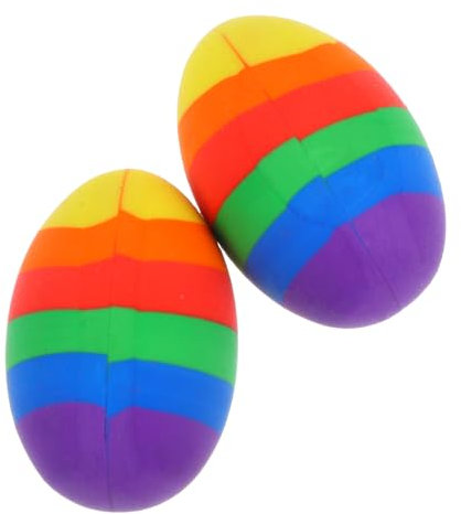 Sewroro 2stücke Süße Mini-radiergummis Osterei-form Für Ostern Schulbelohnungen Und Bürobedarf Robuste Und Effektive Radierer Für Junge Mädchen Und Erwachsene Praktisches
