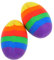 Sewroro 2stücke Süße Mini-radiergummis Osterei-form Für Ostern Schulbelohnungen Und Bürobedarf Robuste Und Effektive Radierer Für Junge Mädchen Und Erwachsene Praktisches